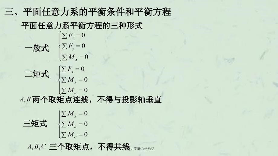 工程力学静力学总结课件_第5页