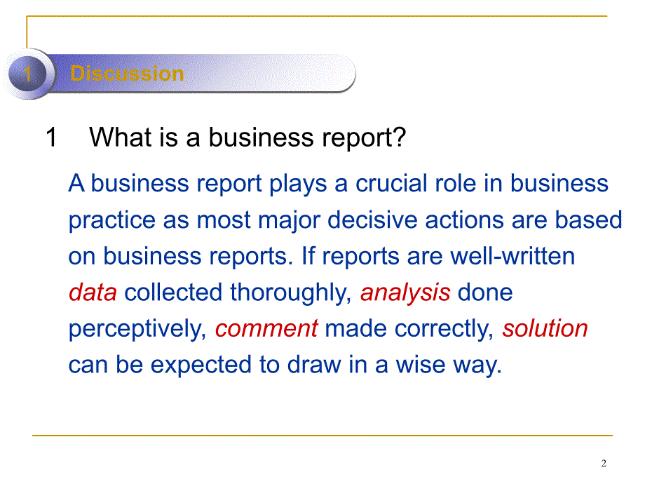 剑桥商务英语reportwriting课堂PPT_第2页