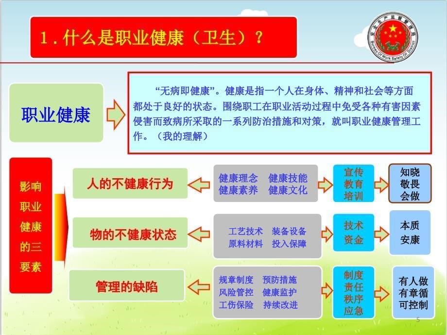 职业安全健康培训教材课件_第5页