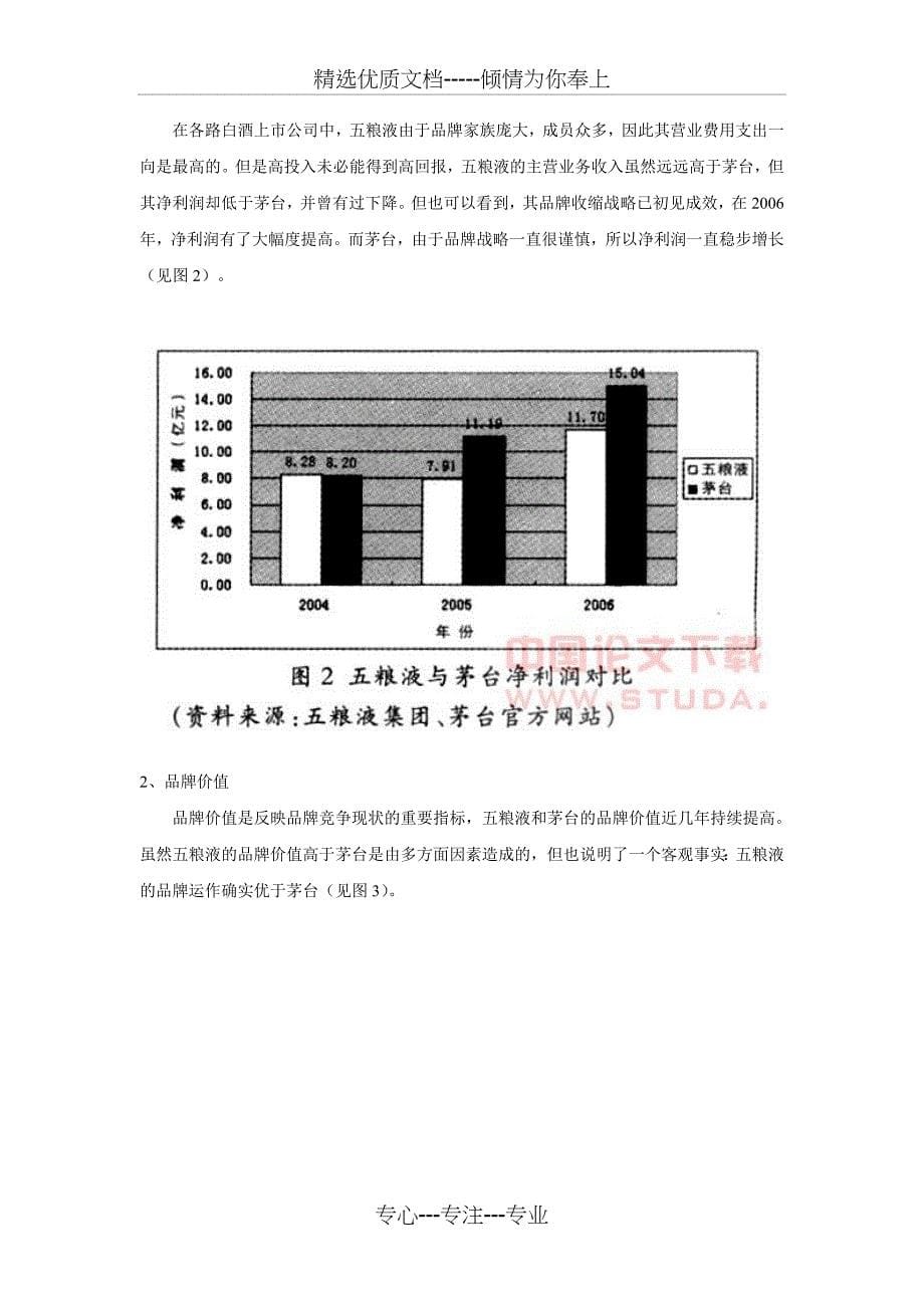 中国两大白酒企业集团品牌战略的比较与分析_第5页