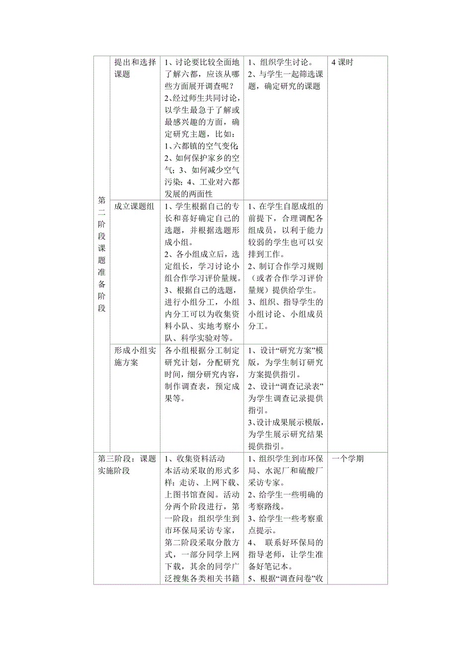 模块三研究性学习设计方案_第3页