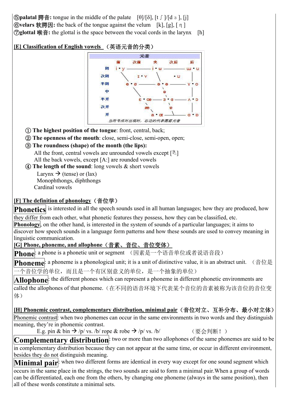 《简明语言学教程》配套笔记_自己整理版(DOC)_第4页