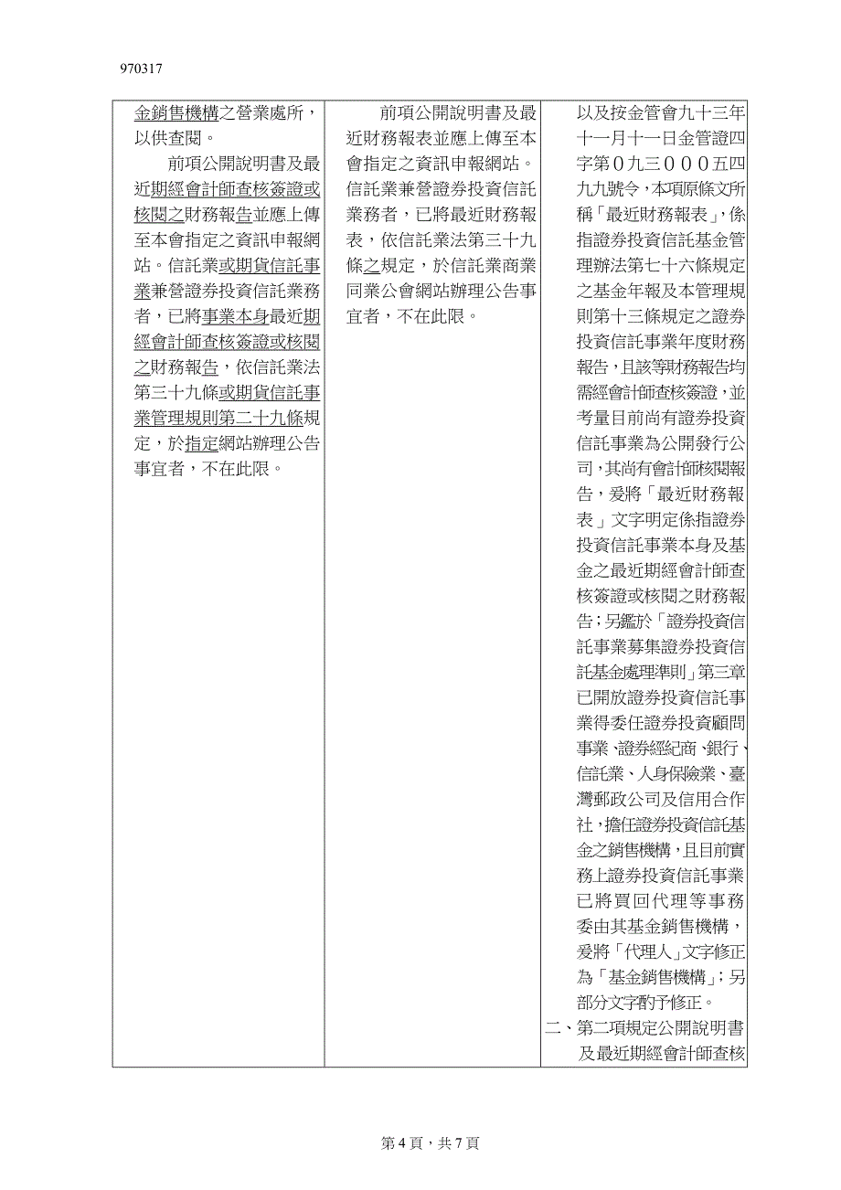 教育资料2022年收藏的证券投资信托事业管理规则部分条文修正条文对照表精_第4页