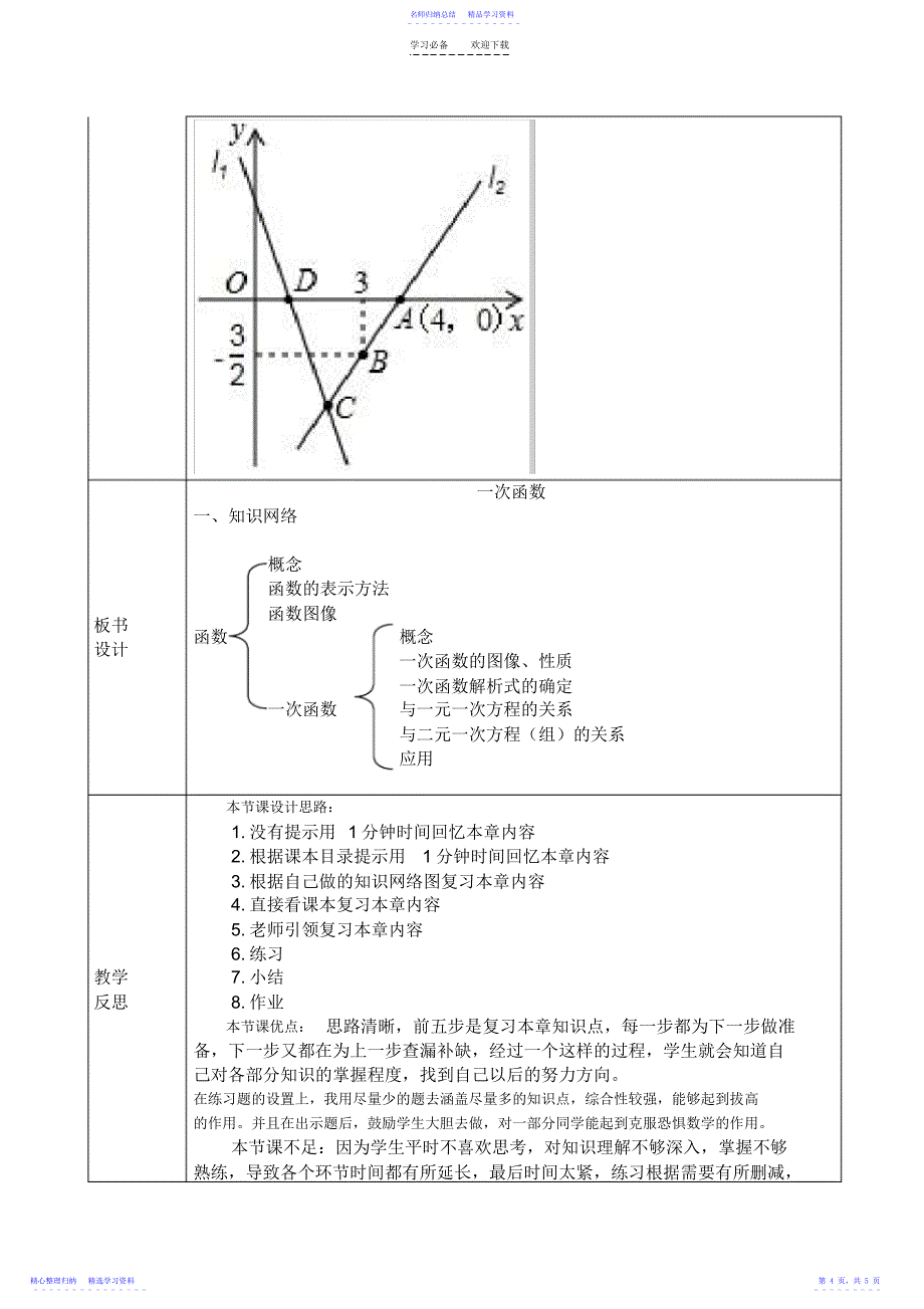 2022年一次函数复习教案_第4页