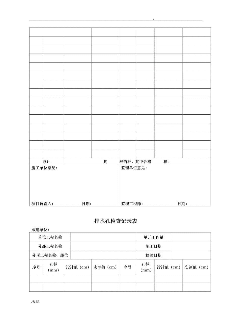 边坡喷锚验收表_第5页