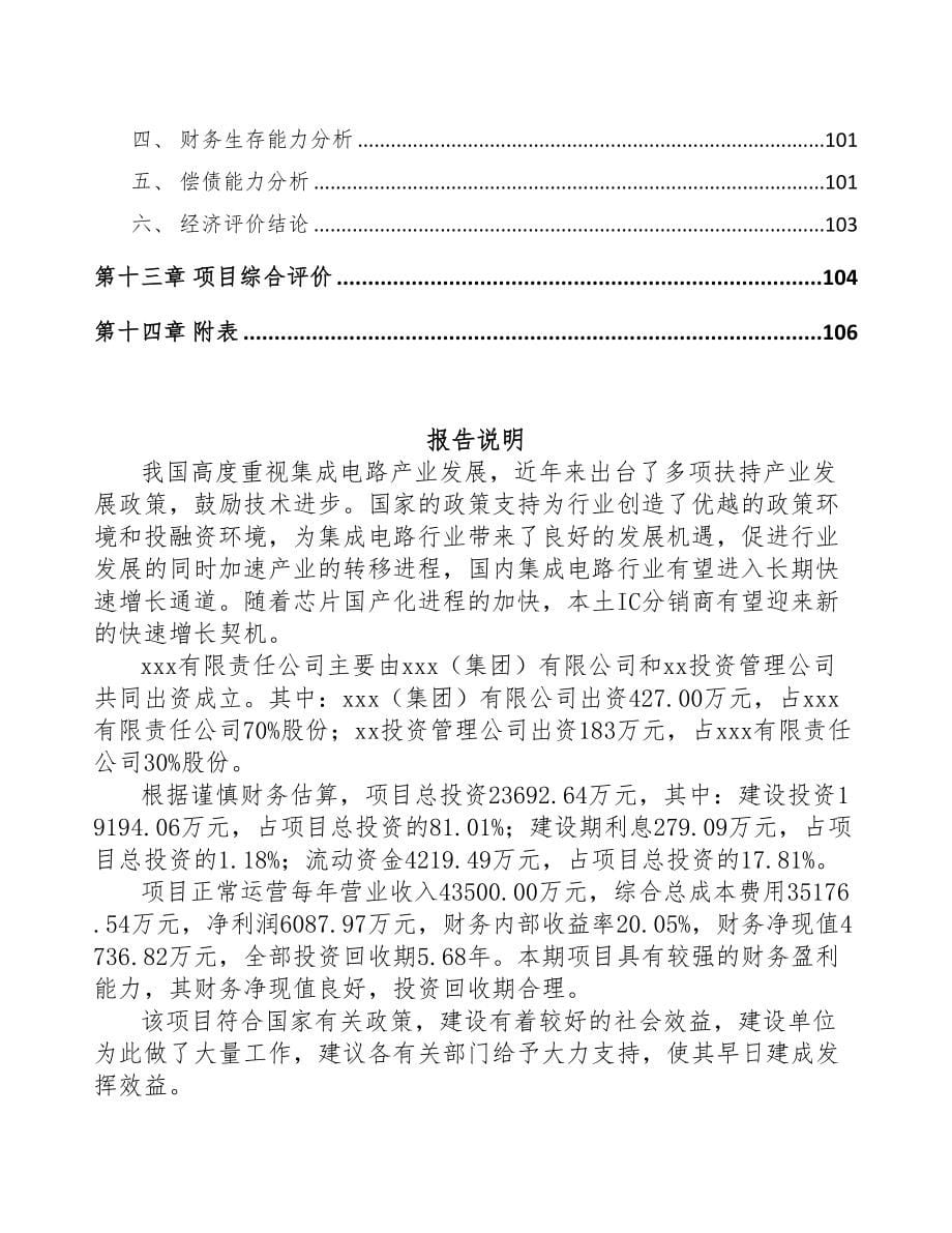 云南关于成立工业芯片公司可行性报告(DOC 76页)_第5页