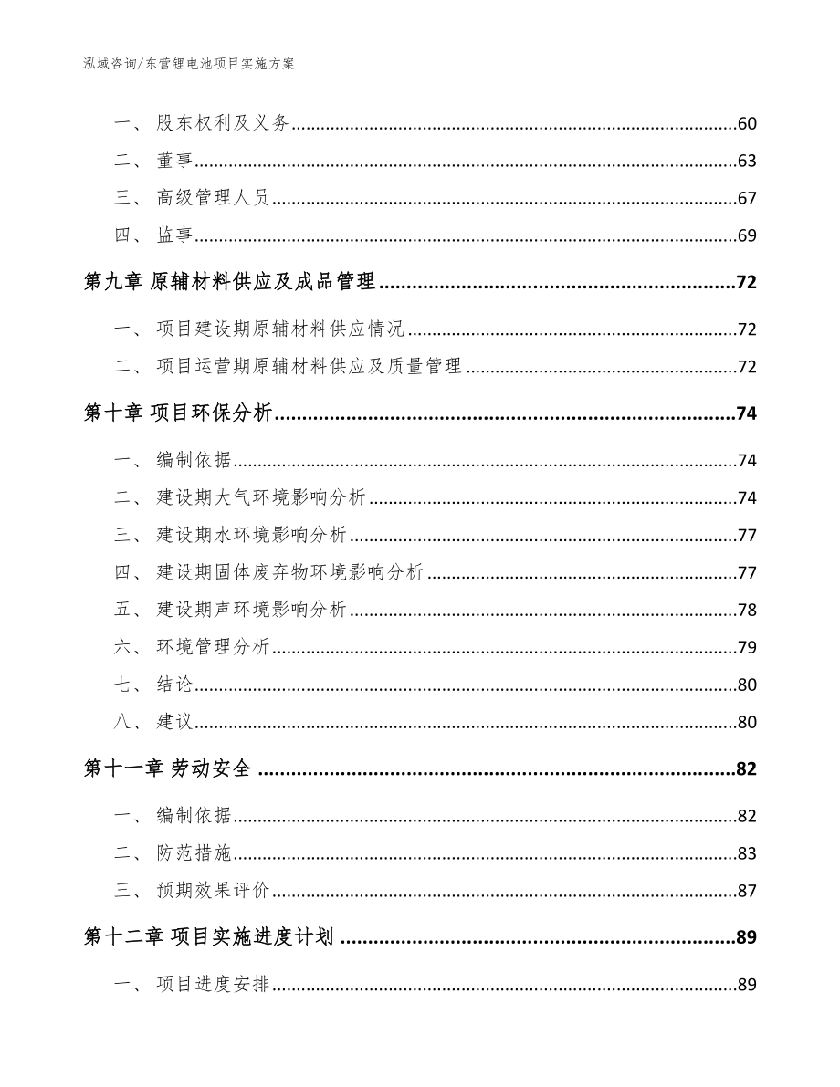 东营锂电池项目实施方案模板参考_第3页