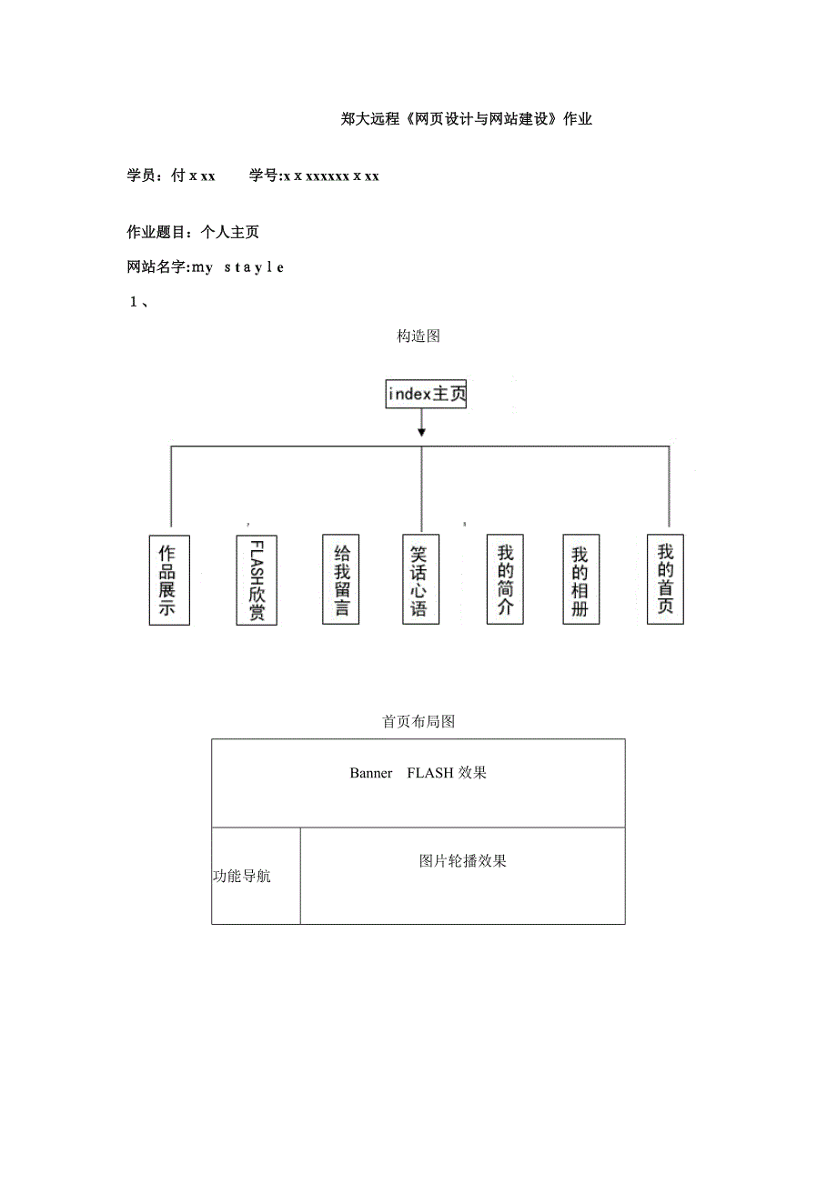 郑大远程《网设计与网站建设》作业_第1页