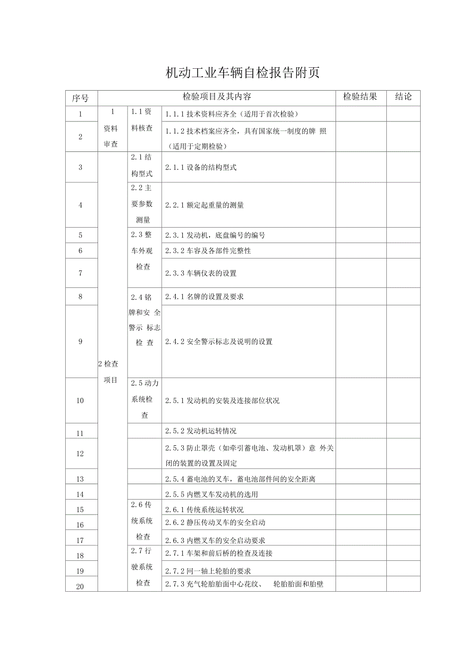 叉车自检自查报告XX年新版_第4页