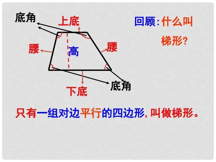 山西省大同市阳高县第三中学八年级数学上册 等腰梯形的性质教学课件 新人教版_第5页