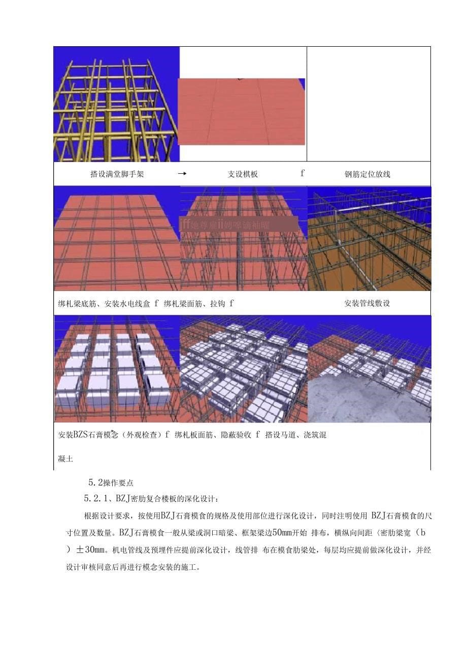 BZJ石膏模盒现浇钢筋混凝土楼板施工方案_第5页