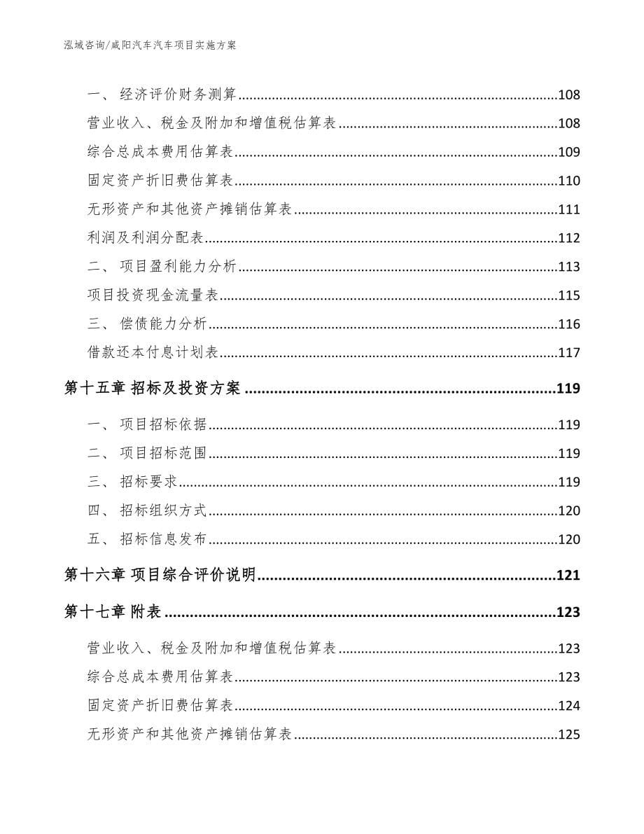 咸阳汽车汽车项目实施方案_第5页