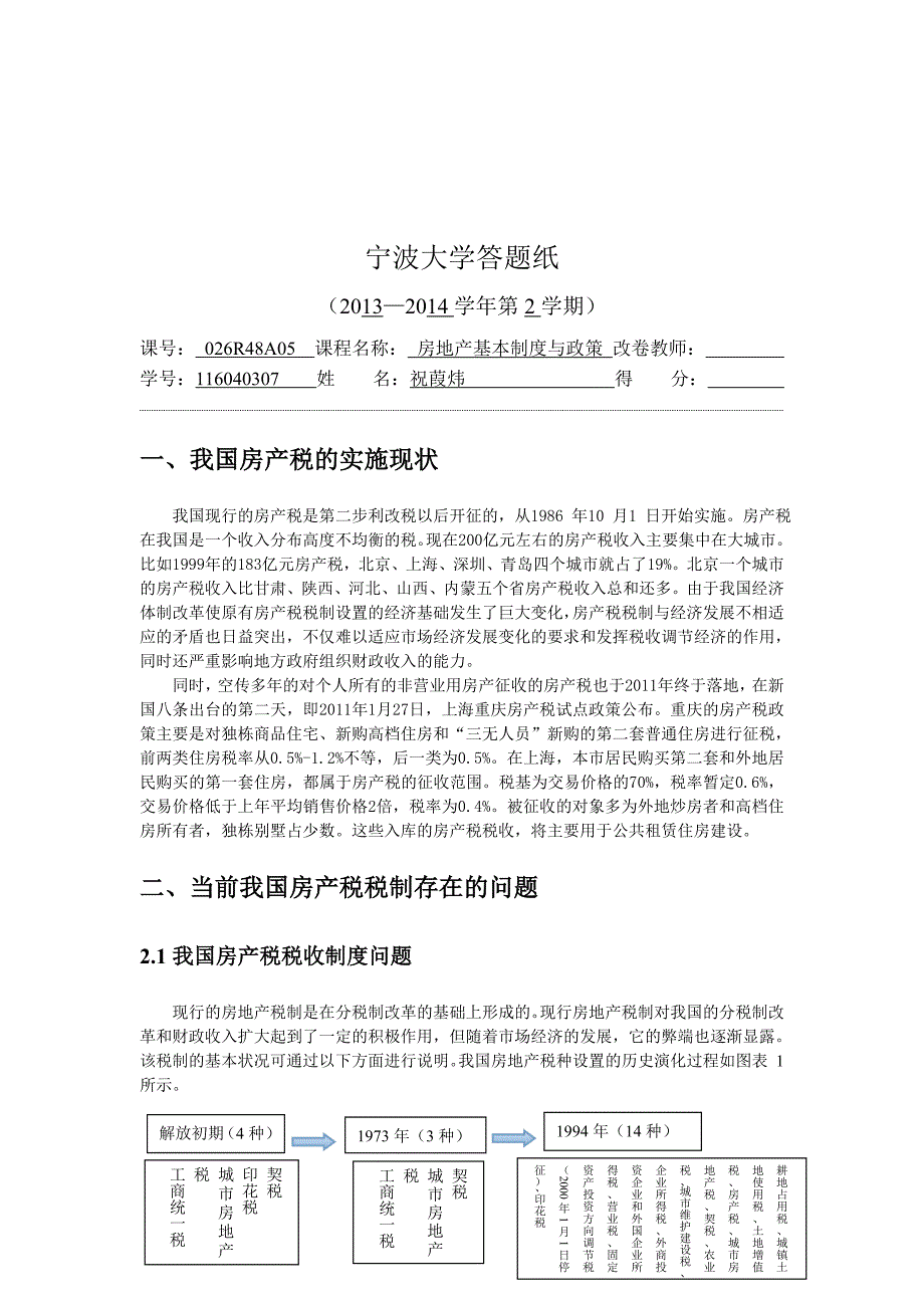 我国房地产税收制度存在的问题和对策.doc_第2页