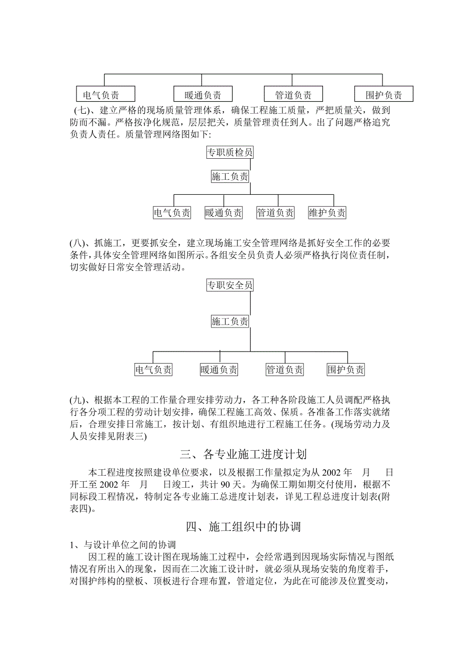 新《施工方案》洁净空调工程施工组织设计_第3页