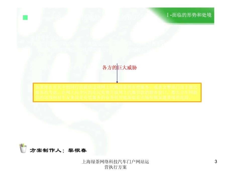 上海绿茶网络科技汽车门户网站运营执行方案课件_第3页