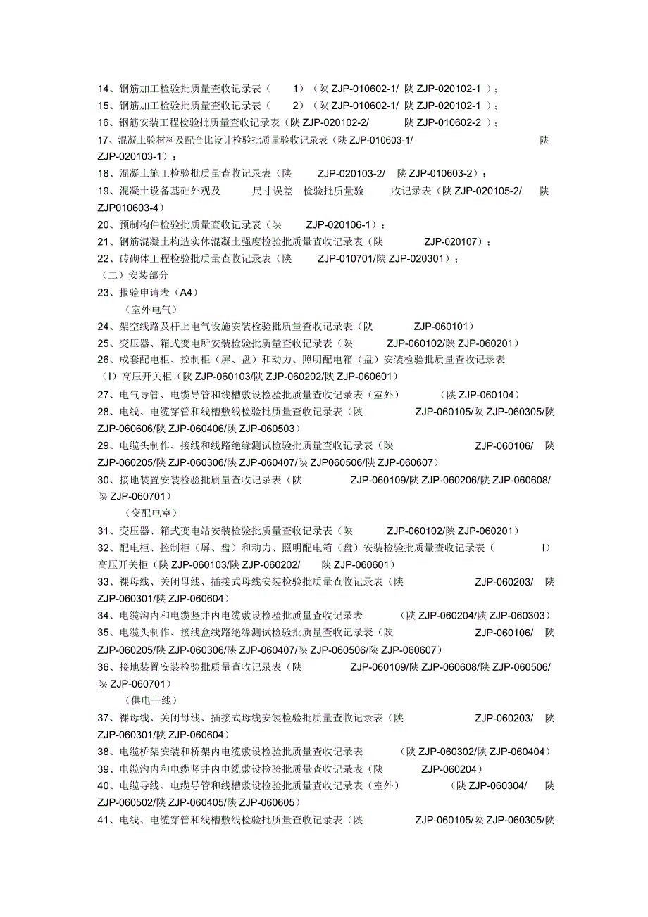 建筑电气工程竣工资料清单.doc_第2页