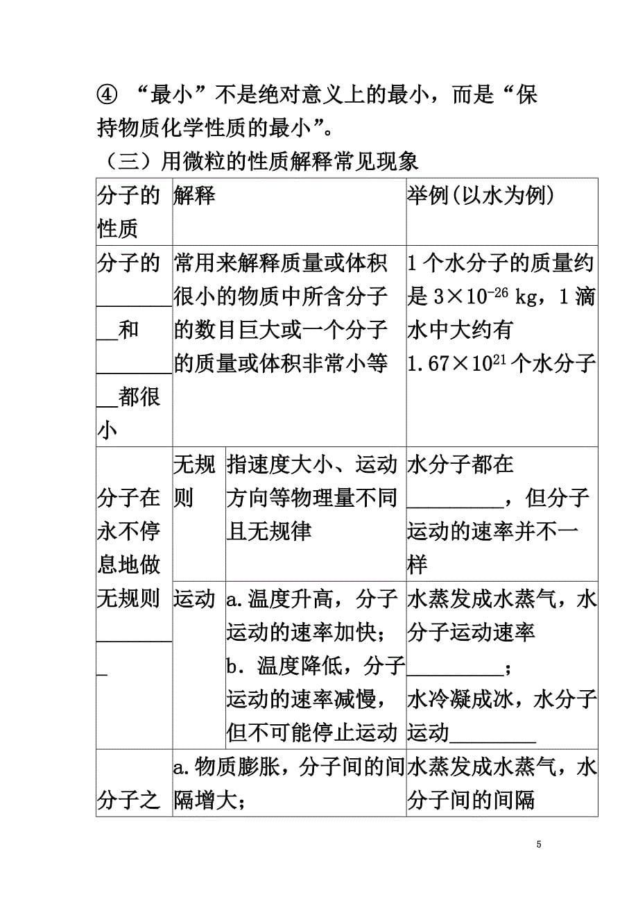 中考化学总复习第三单元物质构成的奥秘试题（新版）新人教版_第5页