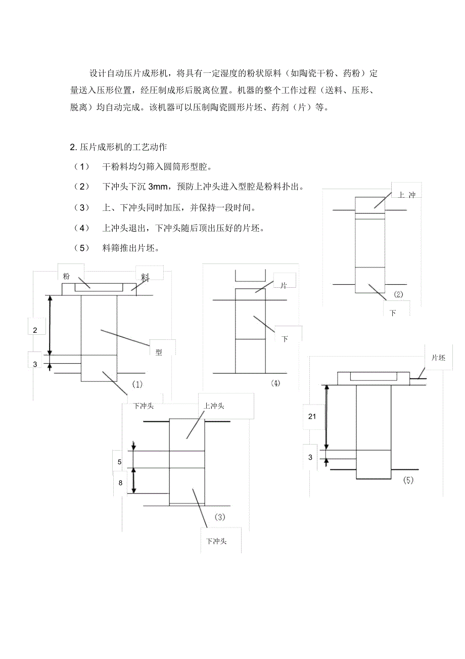 机械原理课程设计压片机_第3页