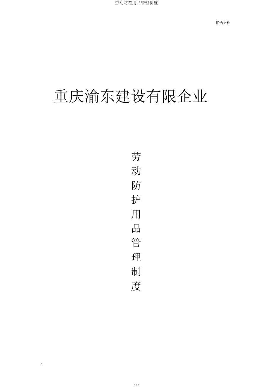 劳动防护用品管理制度.docx_第5页