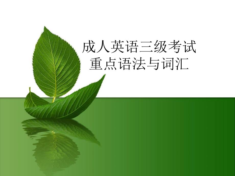 英语三级知识点.ppt_第1页