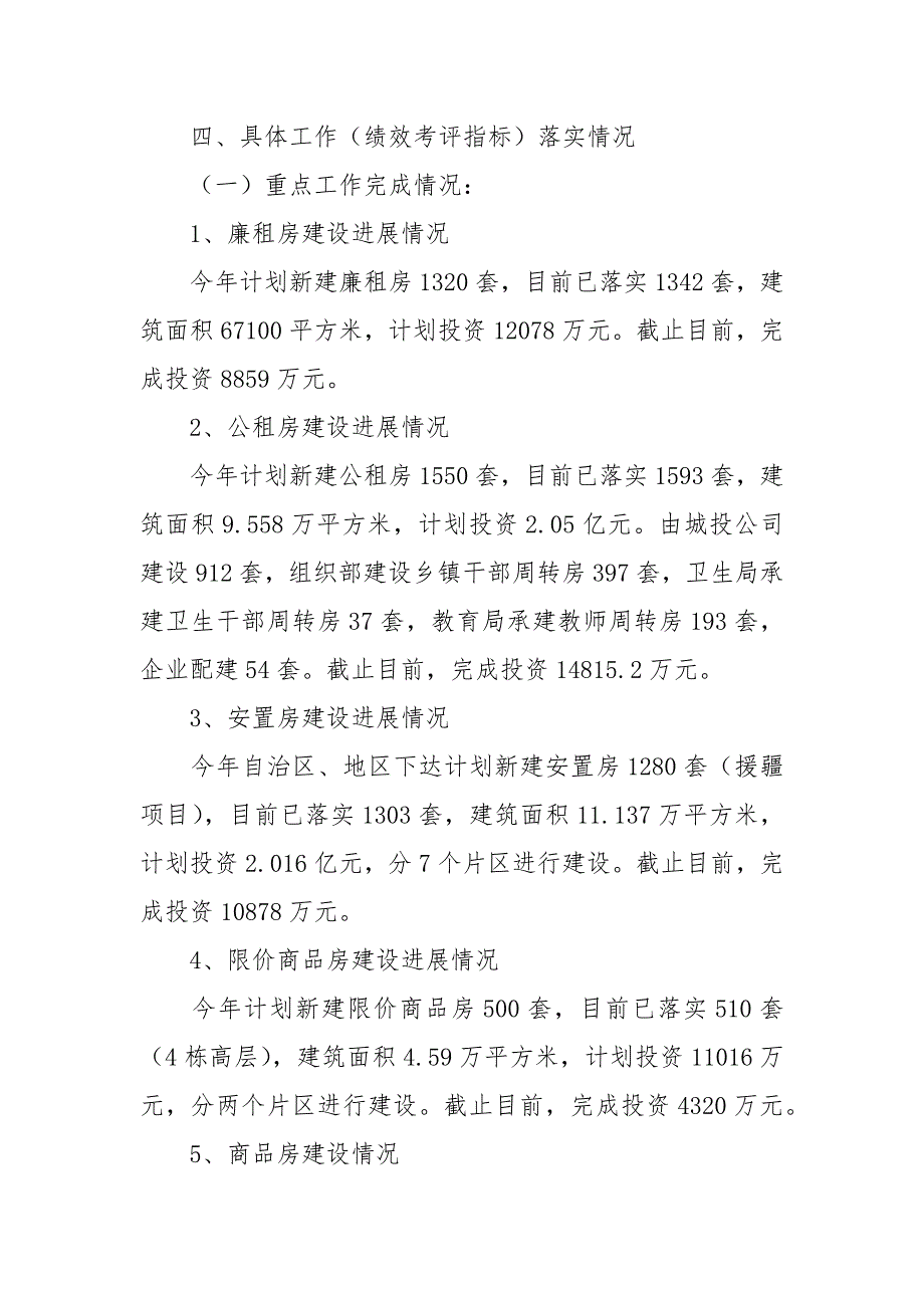 2021房产局年度绩效工作总结_第4页