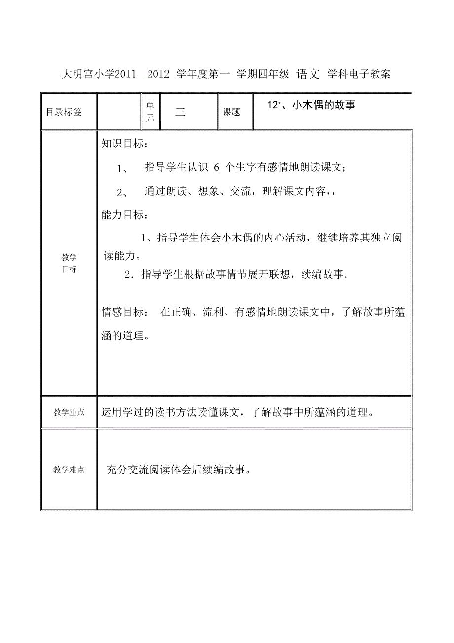 12、小木偶的故事.doc_第1页