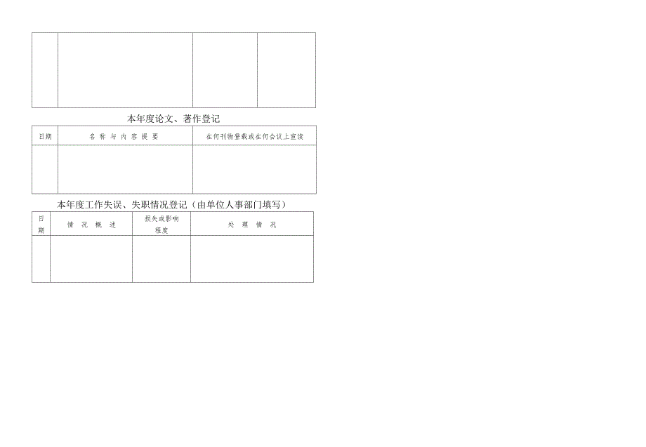 事业单位专业技术人员年度考核登记表(老师专用)(最新整理)_第3页