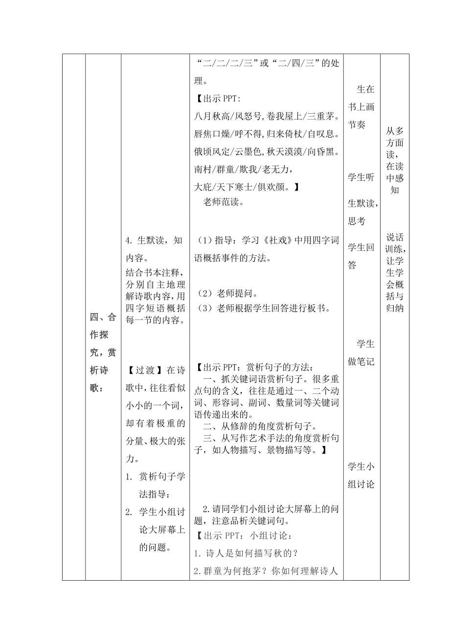 二十二 茅屋为秋风所破歌2_第4页