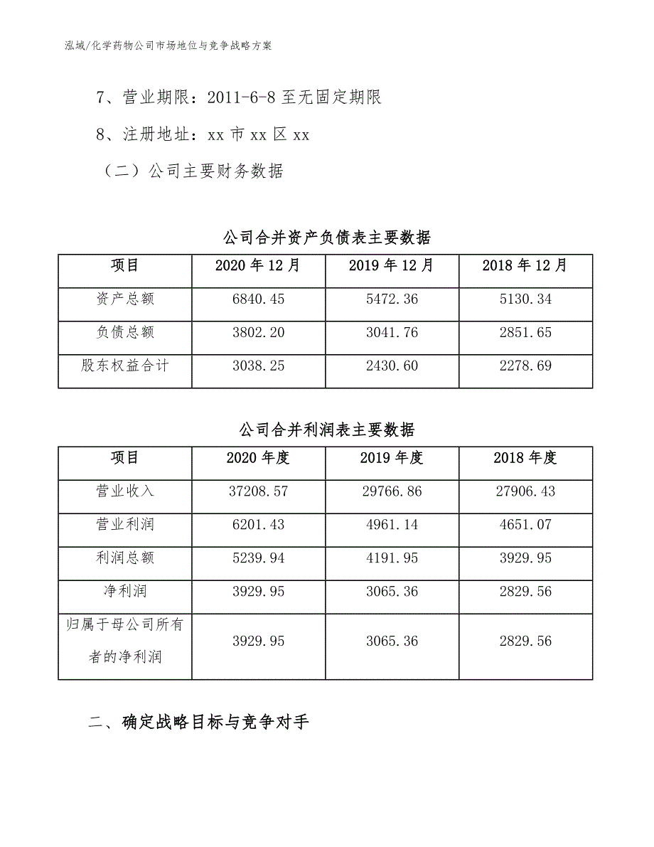 化学药物公司市场地位与竞争战略_第3页