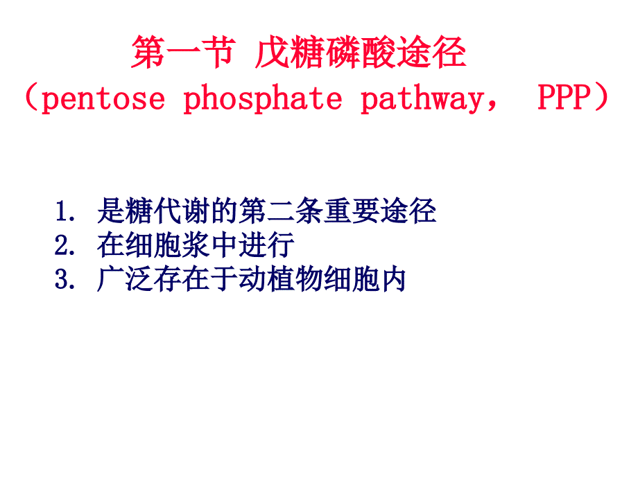 戊糖磷酸途径和糖原合成与分解_第2页