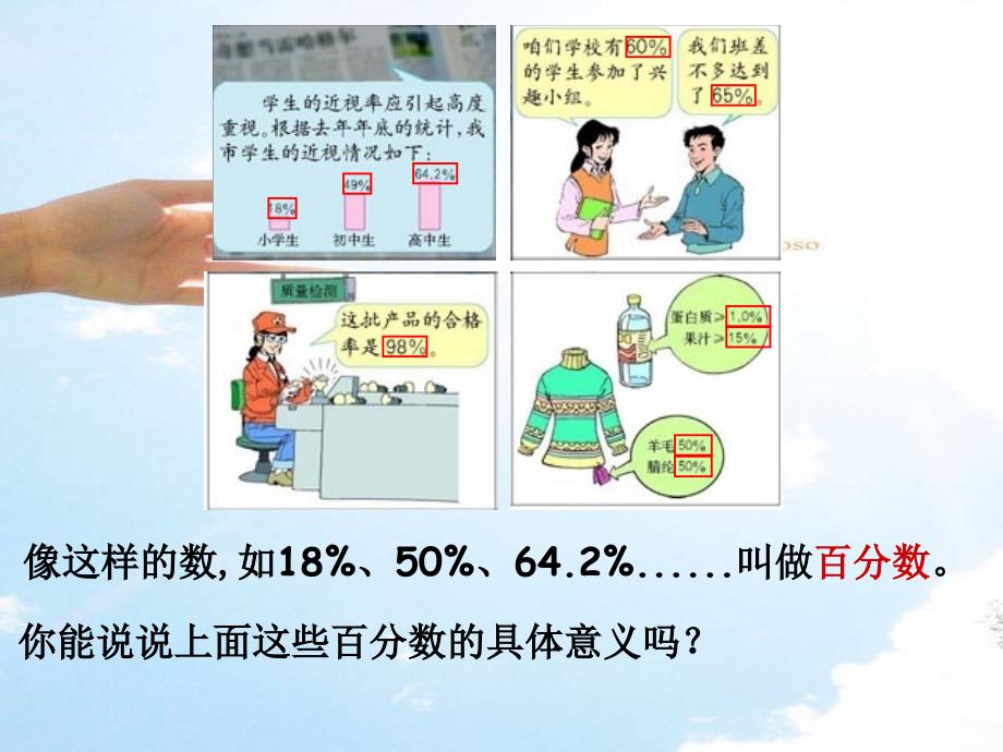 人教版六年级数学上册第五单元第一课时_百分数的意义和写法_第3页