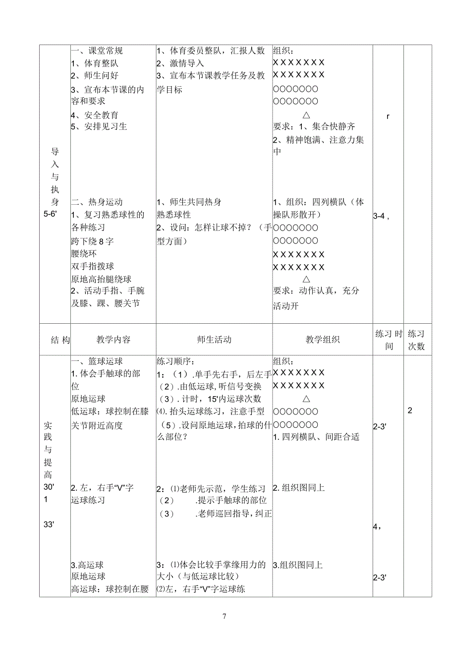 篮球原地运球教学设计王玉洁_第2页