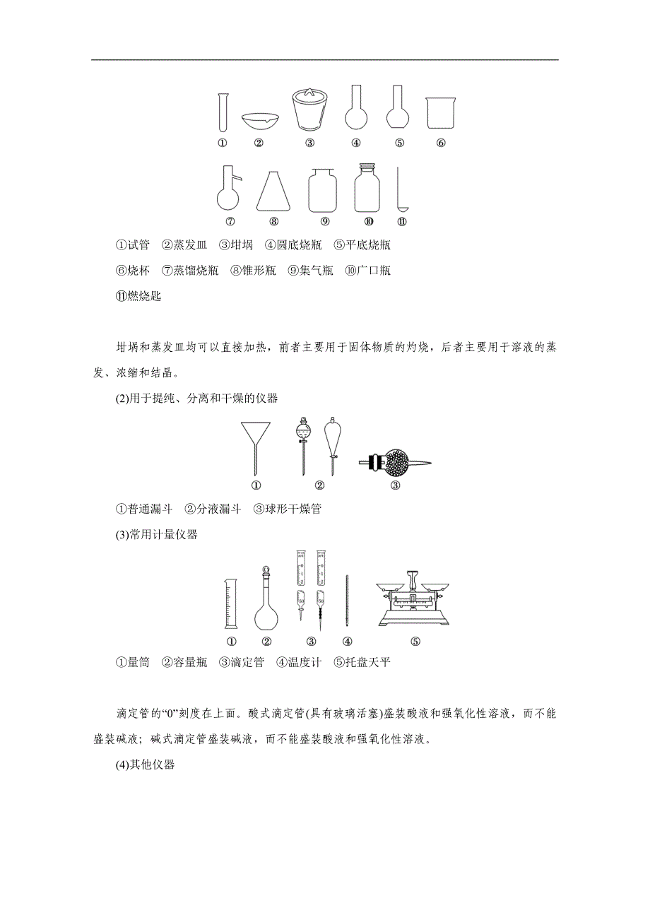 江苏高考化学二轮讲义：7 专题七　化学实验基础 Word版含解析_第2页
