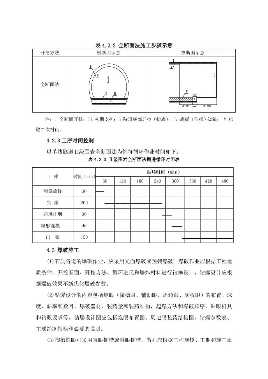 铁路隧道全断面开挖施工作业指导书.doc_第5页