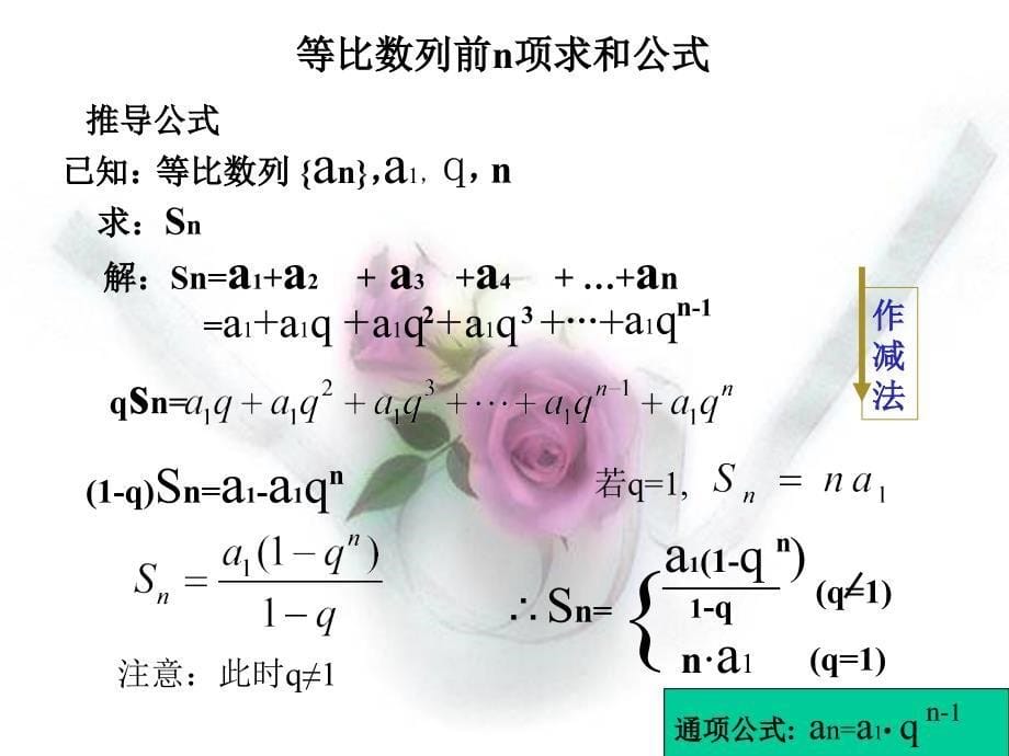 等比数列前n项和公式ppt课件_第5页