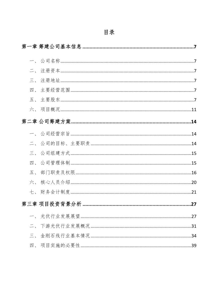 青海关于成立金刚石线公司可行性研究报告_第2页