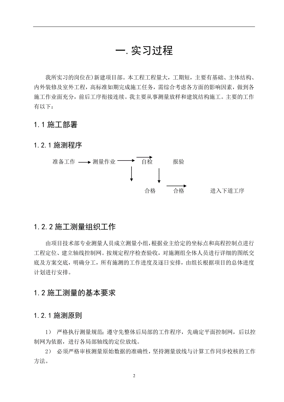 测量放样工作实习报告_第4页