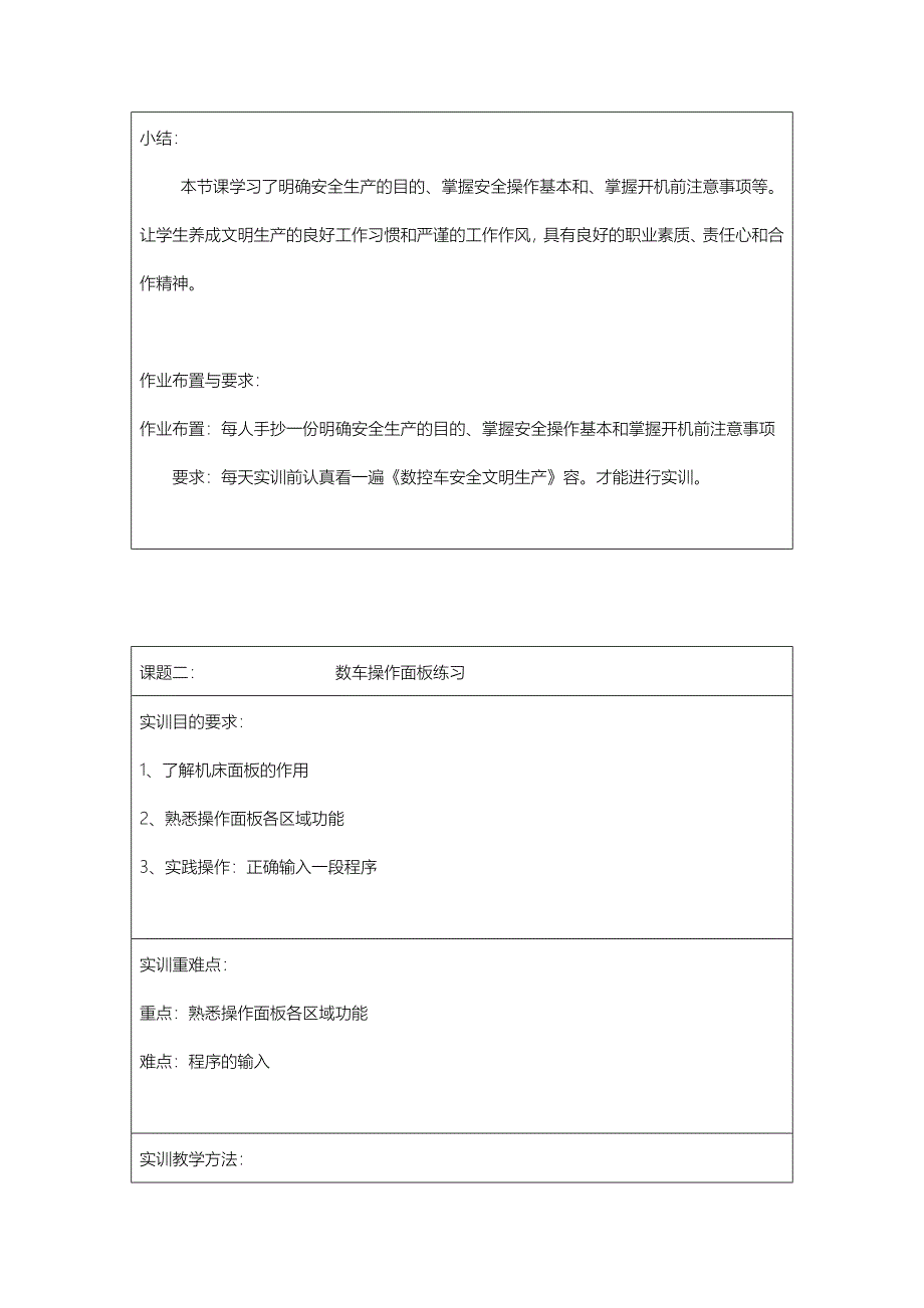 数控车床实训教（学）案_第4页