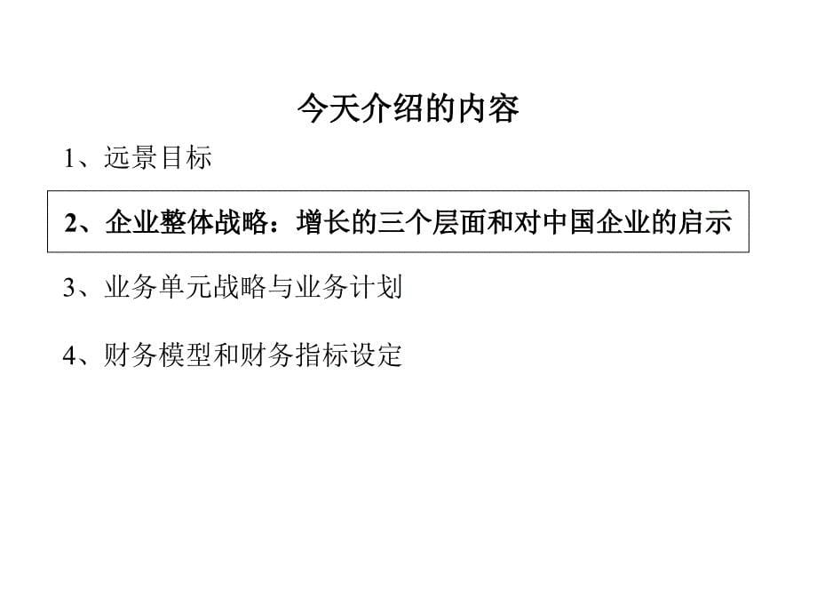 企业整体战略远景目标_第5页