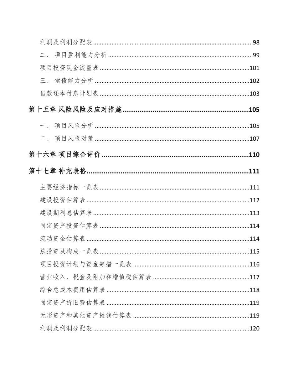 清远汽车灯具项目可行性研究报告(DOC 83页)_第5页