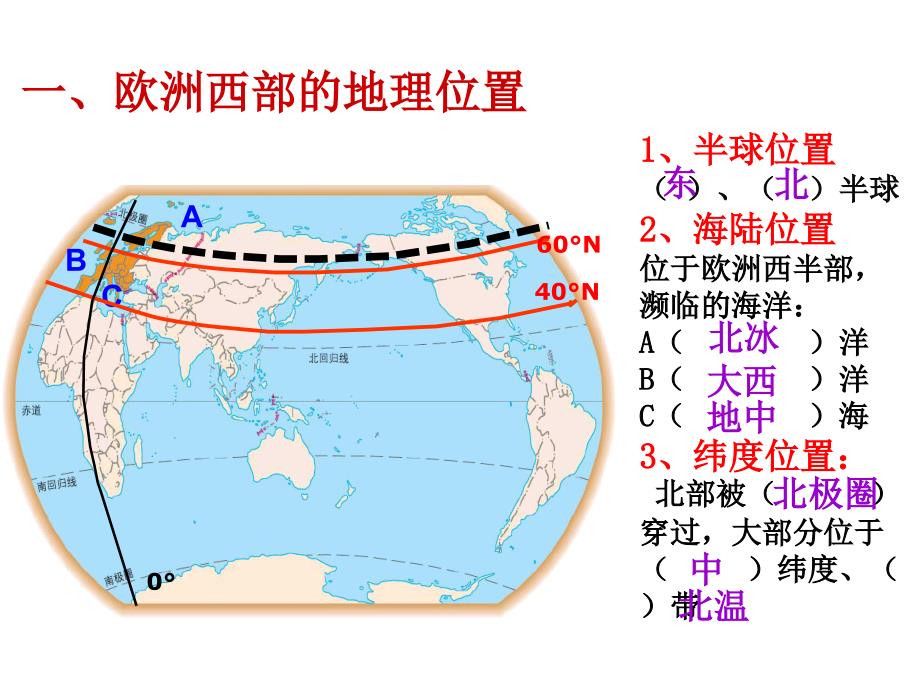 欧洲西部的地理位置课件_第1页