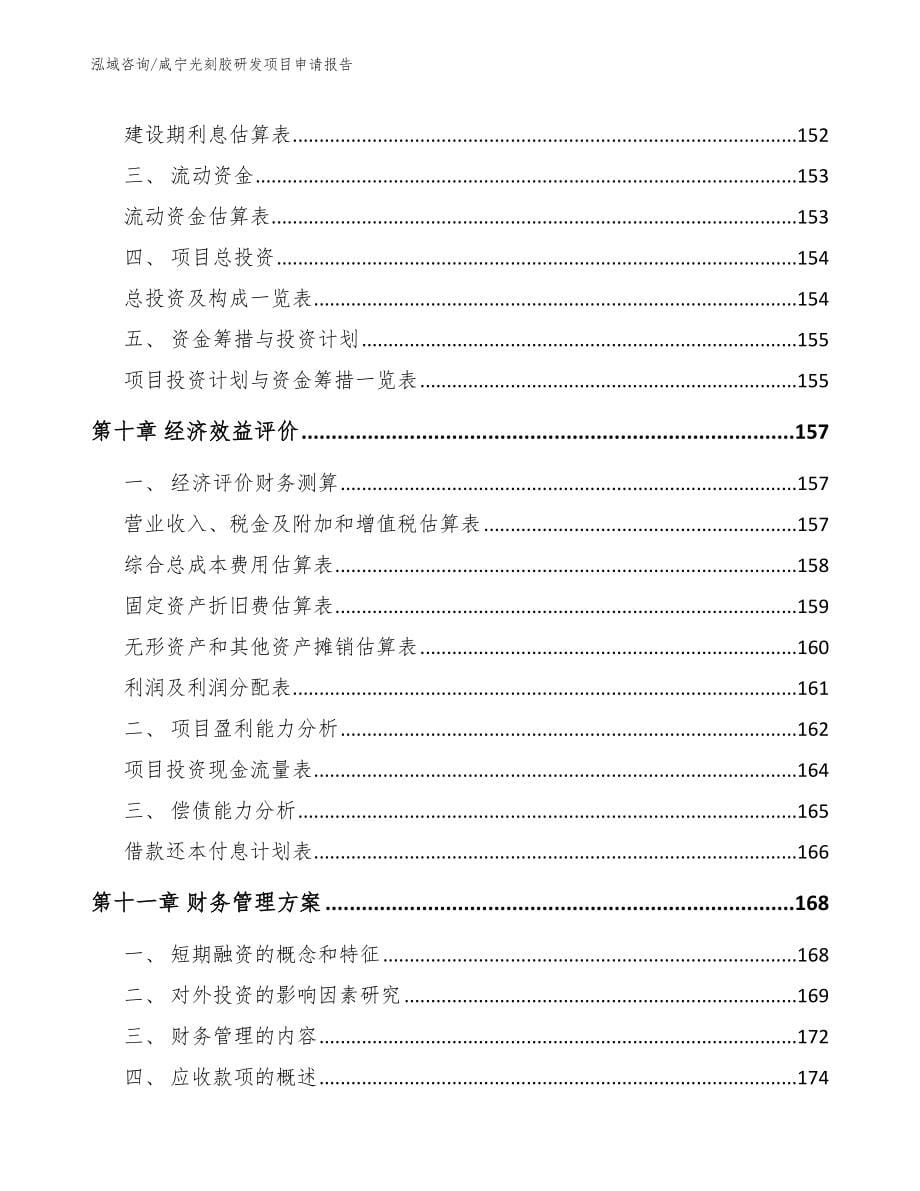 咸宁光刻胶研发项目申请报告_第5页