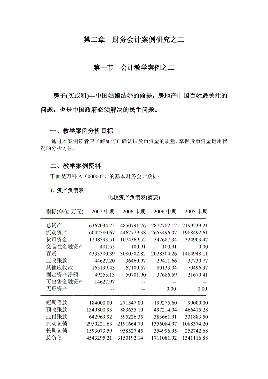 财务会计案例研究_第1页