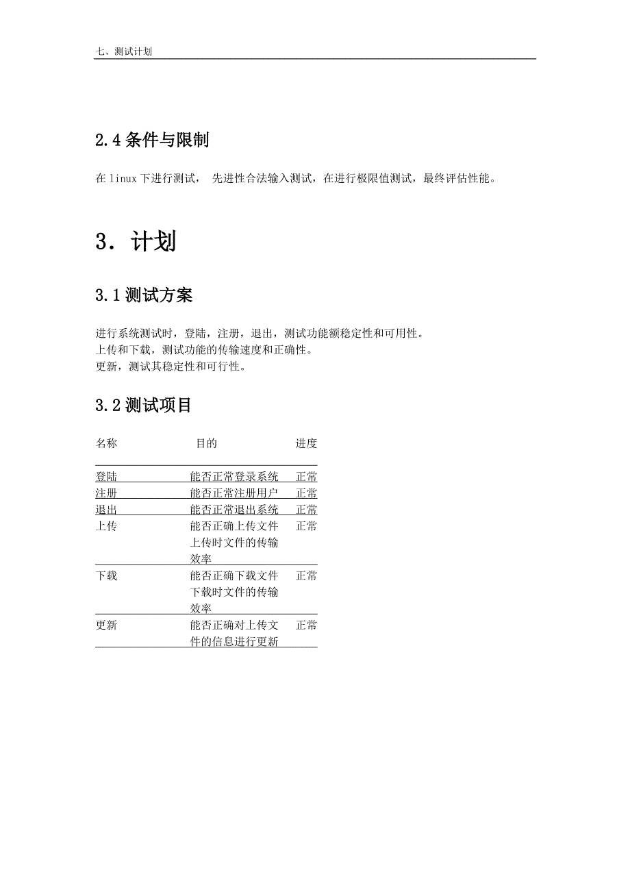 软件工程测试计划模板.doc_第3页