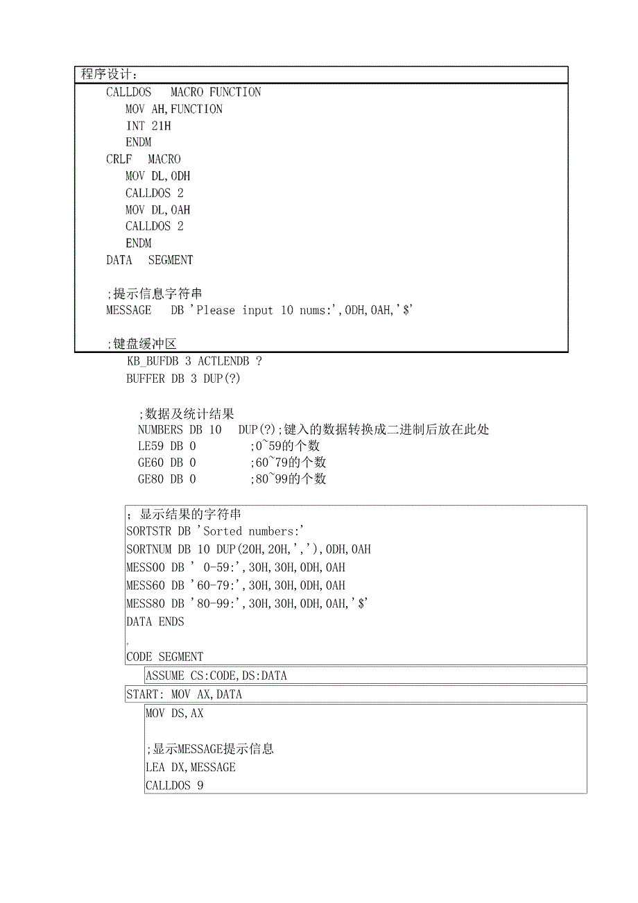 循环程序设计实验报告_第2页