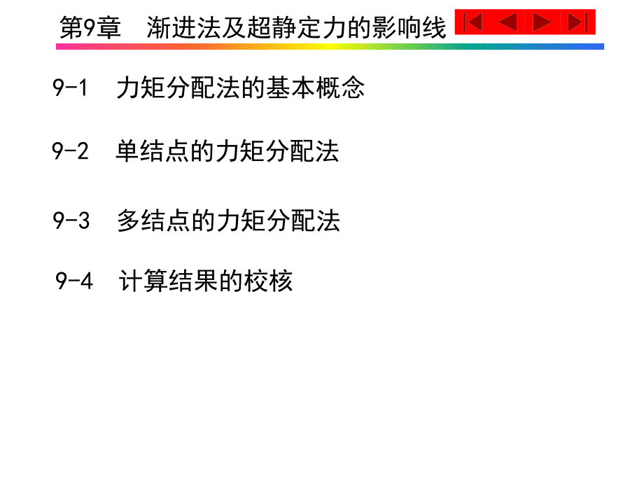 结构力学力矩分配法新课件_第1页