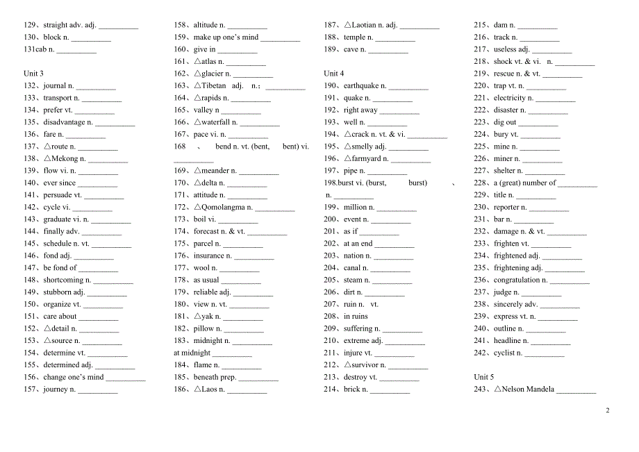 高中英语单词表人教版-英译中_第2页