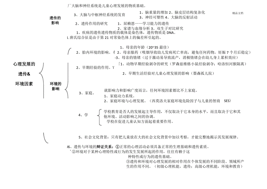 《发展心理学》心理发展的遗传与环境因素_第1页