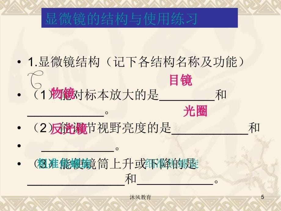 七年级生物细胞是生命活动的基本单位复习课件谷风课堂_第5页