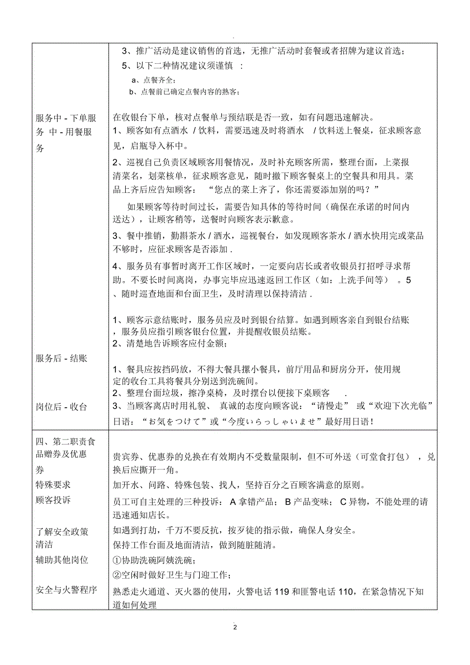日本料理服务员培训流程_第2页